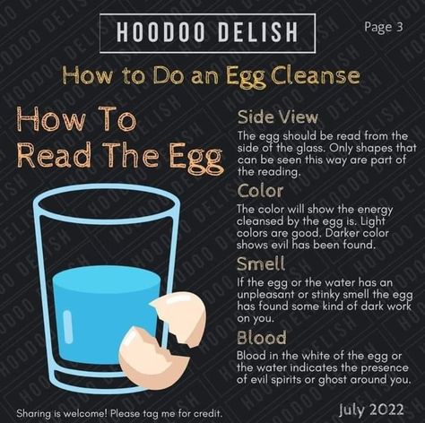 Hex Test, Egg Cleanse, Wicca Recipes, Hoodoo Magic, Hoodoo Spells, Magickal Herbs, Easy Spells, Wiccan Symbols, Wiccan Magic