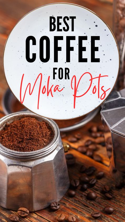 Buying Guide for the Best Coffee for Moka Pots How To Use A Moka Pot, Moka Pot Recipes, Hot Beverage Bar, Man Recipes, Coffee Brands, Moka Pot, Top Kitchen, Enjoy Coffee, Kitchen Appliance