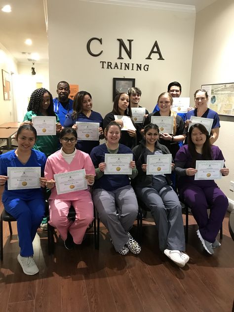 We are excited to share the Certified Nurse Aide Training Graduation pictures!! A big congrats to all who completed their certification and headed for their State Exam. We wish you all the best and excited for your future career path. Feel free to contact us if you need further assistance. Reach us at 346-812-0147 or info@thecnatraining.com #CNATraining #CNASugarLand #NurseAide #CareerPath Cna Graduation Pictures, Cna Certificate, Cna Aesthetic, Drivers Training, Nurse Aide, Cna School, Nursing School Inspiration, Cna Life, Blessed Girl