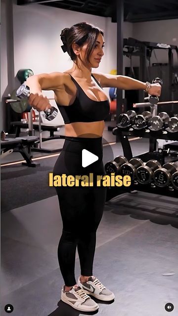 Fit Channel on Instagram: "Dumbbell Lateral Raise 💪 ​ If you lift weights and skip this exercise, are you even serious about training? ​ This is a go-to for anyone who loves building those capped deltoids. If building delts isn’t your thing, it’s time to rethink your approach! ​ Watch the video for few tips to ensure you get the most out of your dumbbell lateral raises. ​ ​ ​ Follow FIT CHANNEL for more expert tips and workout routines! ✅ ​ ​ ​ ​ ​ ​ ​ ​ ​ ​ ​ ​ ​ ​ #dumbbelllateralraise #shoulderworkout #deltoidworkout #cappeddeltoids #strengthtraining #fitnesstips #musclebuilding #workoutroutine #gymexercises #shoulderexercises #upperbodyworkout #fitnessmotivation #bodybuilding #weighttraining #exerciseform ​ via: australianstrengthcoach" Lat Dumbell Exercises, Lateral Raises Dumbbell, Dumbbell Lateral Raise, Fitness Postpartum, Deltoid Workout, Dumbell Workout, Lift Weights, Lateral Raises, Gym Workout Videos