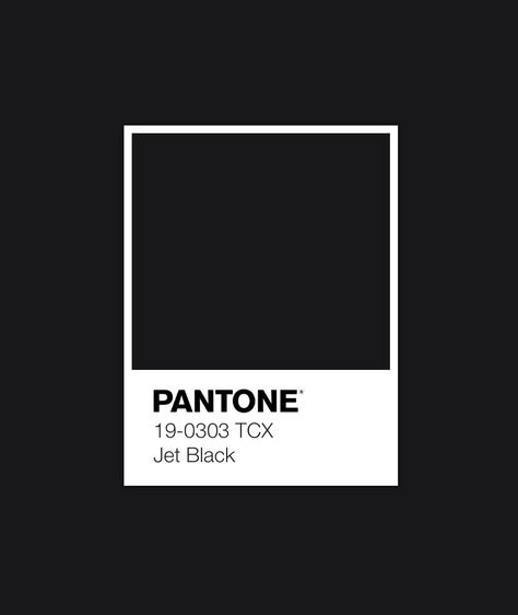 #JetBlack #pantone #luxurydotcom Pantone Color Black, Pantone Black 6c, Dark Pantone Colors, Pantone Black Shades, Pantone Black Palette, Pantone Nero, Dark Grey Pantone, Pantone Noir, Charcoal Pantone