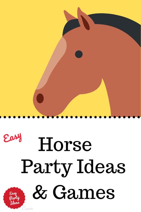 Pin The Tail On The Horse Printable, Horse Theme Birthday Party Games, Horse Party Games For Kids, Diy Horse Birthday Party Ideas, Cowgirl Birthday Games, Horse Themed Party Games, Horse Decorations For Party, Horse Games For Kids, Horse Camp Games