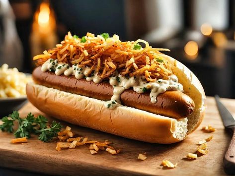 Icelandic Hot Dog Recipe - NewsBreak Iceland Recipes, Icelandic Cuisine, Hot Dog Recipe, Simple Bread, Iceland Food, Iceland Adventures, Ground Lamb, Modern Food, Hot Dog Recipes