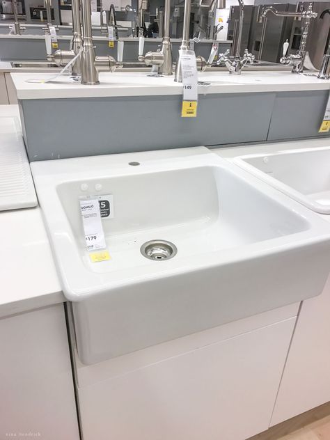 IKEA sink single Ikea Laundry Sink, Ikea Havsen Sink, Havsen Sink Ikea, Ikea Sink Cabinet, Ikea Sink, Upstairs Laundry Room, Ikea Laundry, Ikea Sinks, Ikea Laundry Room