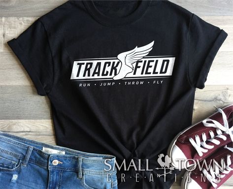 Running Field, Track Shirts, Track Logo, Track Mom, Shirts For Moms, Track Team, Track Meet, School Spirit Shirts, Logo Sport