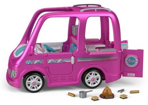 Barbie Power Wheels, Dope Wallpaper, Barbie Camper, Dream Camper, Kids Wagon, Minnie Mouse Toys, Bubble Party, Princess Toys, Mouse Toy