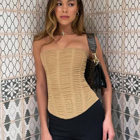 Skinny Sleeveless Tube Top Women Summer New Mesh Crop Corset Tank Party Streetwear Chest www.frescoflaire.com #skinnysleevelessdress #skinnytop #summertops #summertopscollection #summertop_by_trends Tank Tops Summer, Party Tank Top, Mesh Corset, Crop Top Women, Women Y2k, Mesh Crop Top, Strapless Corset, Corset Crop Top, Black Camis