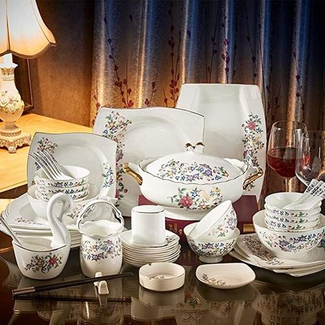 50 Pieces Ceramics Dinnerware Set Colorful Flower Pattern Plates Bowls Combination Bone China Dinner Sets to buy this product click the link لشراء هذا المنتج اضغط على الرابط Pour acheter ce produit click dans le lien #amazonmusthaves #amazonfavorites #amazonfinds #amazonfashionmusthaves #amazonfashionfinds #amazonfashionfavorites Dinner Sets Dinnerware, Bone China Dinner Set, Ceramics Dinnerware, Colorful Dinnerware, Red Peony, Ceramic Dinnerware Set, Patterned Plates, Red Peonies, Ceramic Dinnerware