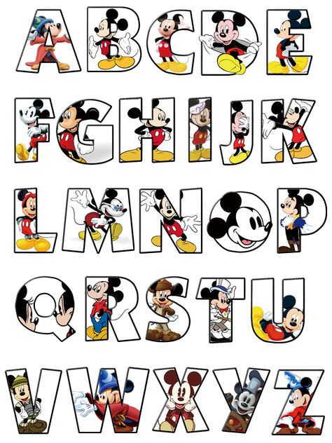 Mickey Mouse ABCD.. Small letters custom patch Sticker on clothes iron on transfer Disney Characters Letters, Mickey Mouse Letters, Stickers For Clothes, Mickey Mouse Crafts, Alfabeto Disney, Minnie Mouse Theme Party, Mickey Mouse First Birthday, Disney Alphabet, Clothes Iron