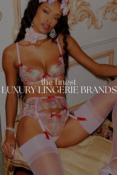 Indulge in the epitome of elegance and luxury with these must-know high-end lingerie brands. From delicate lace to luxurious silk, discover the finest lingerie that celebrates the female form in style. Get ready to feel empowered and beautiful with these luxury lingerie brands. === feminine beauty, feminine aesthetic, she's a lady, feminine tips, how to be a modern lady, elegant woman, elegant lifestyle, women lifestyle Ultra Feminine Aesthetic, Lingerie Branding, Expensive Lingerie, Feminine Tips, Feminine Lifestyle, Lingerie Aesthetic, Femininity Tips, Feminine Lingerie, Elegant Lifestyle