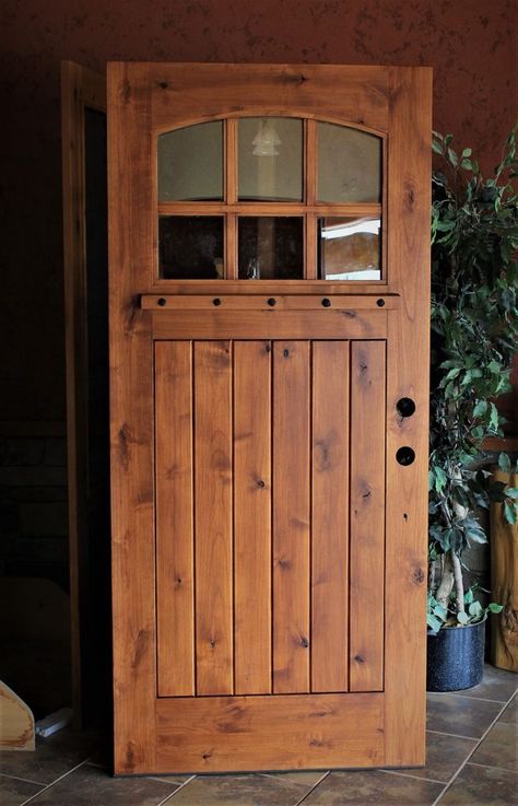 Wood Doors Exterior Rustic, Cabin Front Doors Entrance, Cabin Exterior Doors, Rustic Wooden Doors Entrance, Solid Wood Exterior Doors Front Entry, Cabin Doors Exterior, Reclaimed Wood Front Door, Rustic Wooden Doors, Wooden Exterior Door