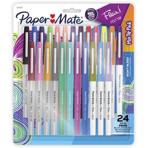 Pretend School, Paper Mate Flair, Felt Tip Pens, Writing Editing, Flair Pens, Study Essentials, Fine Point Pens, Drawing Writing, Paper Mate