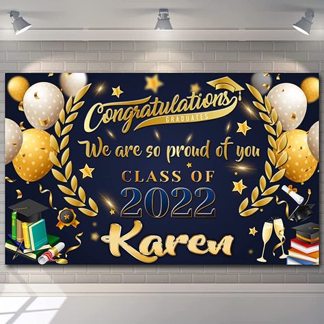 Graduation Background, Graduation Party Backdrops, Graduation Cards Handmade, Graduation Photo Booth, Graduation Party Banners, Graduation Poster, Graduation Backdrop, Kindergarten Design, Graduation Design