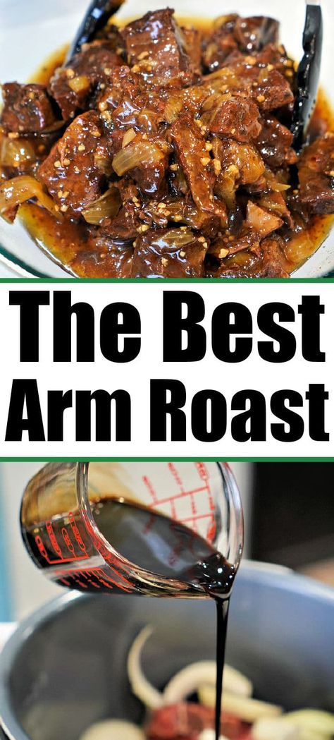 Arm Roast Recipes, Beef Arm Roast, Arm Roast, Crockpot Roast Recipes, Braised Chicken Breast, Filling Lunch, Slow Cooker Roast, Crockpot Roast, Potted Beef