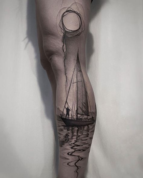 Sailing Life by L’Oiseau, an artist based in Collioure, France. The post Sailing Life first appeared on Best Tattoo Ideas For Men & Women. +500 Tattoo Designs | tattoo ideas | Amazing tattoo | Trendy tattoo designs. tattoos tattoo designs Tattoo ideas tattoo artist Tattoo inspiration Tattoo art Tattoo ink Tattoo cover up tattoo style Sailing Life Source link Sail Tattoo, 500 Tattoo, Tatto Designs, Female Tattoo Ideas, Best Tattoo Ideas For Men, Sailboat Tattoo, Sailing Life, Boat Tattoo, Temple Tattoo