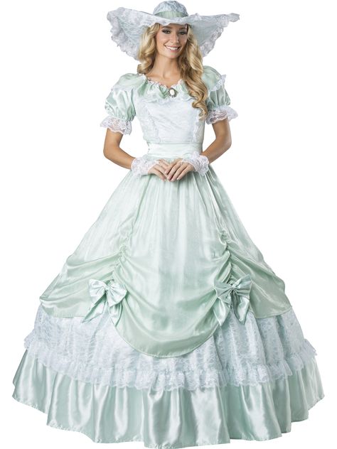 Belle Outfit Ideas, Southern Belle Outfit, Southern Belle Costume, Belle Outfit, Southern Belle Dress, Long Dress Patterns, Shiny Dresses, Belle Dress, Dress Up Costumes