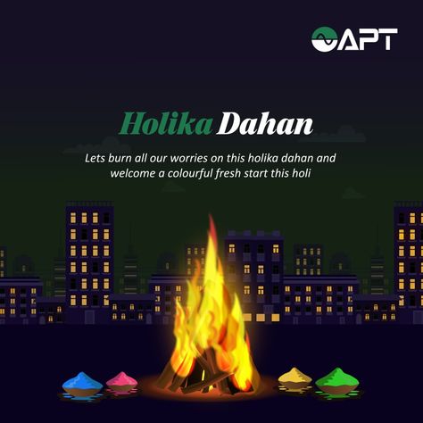 "On this auspicious occasion of Holika Dahan, let's pledge to spread love, happiness, and kindness all around us. APT India Wishing you all a very Happy Holi Dahan!! #APT #APTElectronics #APTElectronicsPvtLtd #happyholikadahan #होलिका_दहन #happyholika #HolikaDahan2023 #holika #HolikaDahan #Holi #HoliFestival #holipujan #festivalofcolors #indianfestival #holicelebration Holika Dahan Thought, Holika Dahan Message, Happy Holi Dahan, Holika Dahan Creative Ads, Holika Dahan Video, Holi Dahan, Holika Dahan, Hotel Ads, Cartoon Art Drawing