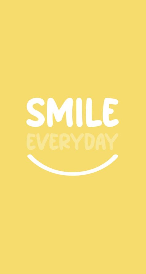 Smile More Quotes, Smile Zone, Ruby Cake, Happy Background, Drunken Master, Yellow Quotes, Iphone Wallpaper Yellow, Yellow Aesthetic Pastel, Happy Quotes Smile