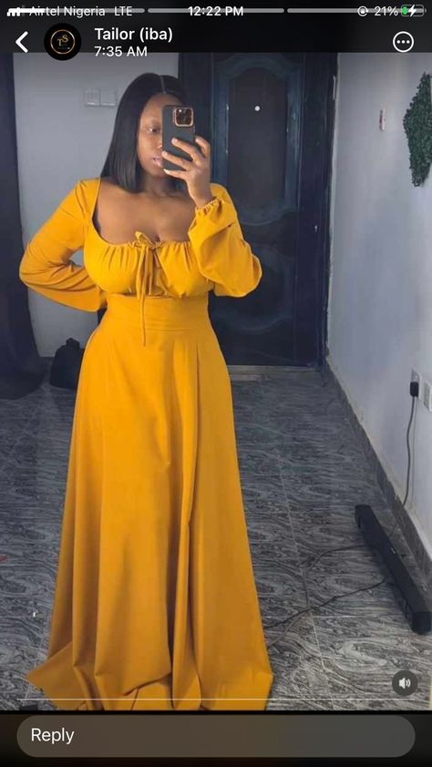 Milk Maid Dress, Yellow Maternity Dress, Simple Dress Styles, Simple Dress Casual, Milk Maid, Modest Dresses Fashion, Classy Gowns, Chic Dress Classy, Elegant Outfit Classy