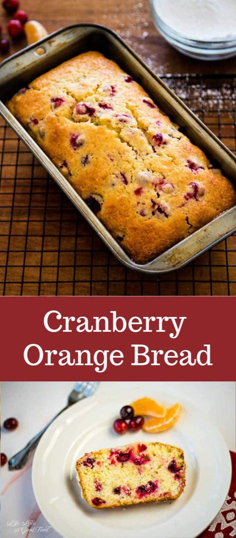 Coffee Break Snacks, Cranberry Bread Recipes, Quick Bread Recipes Easy, Orange Bread, Cranberry Orange Bread, Cranberry Recipes, Bread Recipes Sweet, Quick Bread Recipes, Cranberry Orange