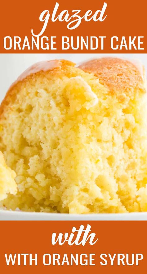 Orange Bundt Cake Recipe, Orange Pound Cake Recipe, Orange Bundt Cake, Orange Pound Cake, Orange Dessert, Orange Cake Recipe, Cookie Rookie, Orange Glaze, Cake Easy