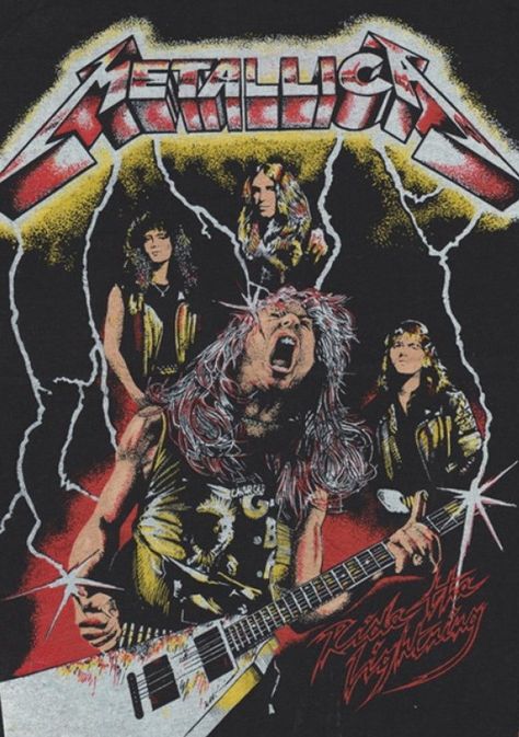 Metallica Poster, Metallica Vintage, Arte Heavy Metal, Metallica Art, Rock Band Posters, Heavy Metal Art, Band Wallpapers, Music Artwork, Rock N’roll