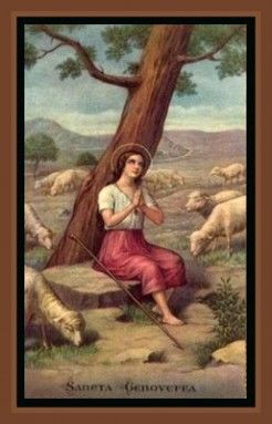 St Genevieve, Unusual Baby Names, Pray For Us, The Saint, Catholic Art, St Thomas, Patron Saints, Blessed Mother, Roman Catholic