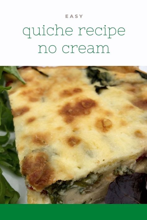 Simple Quiche, Easy Quiche Recipe, Homemade Quiche, Great Lunch Ideas, Vegan Quiche, Easy Quiche, Quiche Recipes Easy, Quiche Recipe, Quiche Recipes