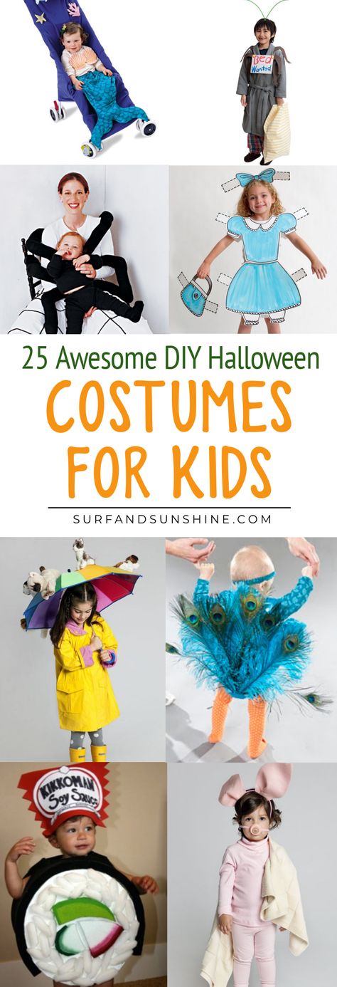 25 of the Best #DIY #Halloween #Costume Ideas for Kids - these will never get old or out of date! via @jeanabeena Tall And Short Costume Ideas, Halloween Costume Ideas For Kids, Halloween Diy Kids, Costume Ideas For Kids, Best Diy Halloween Costumes, Diy Halloween Costume Ideas, Halloween Costumes To Make, Costumes For Halloween, Great Halloween Costumes