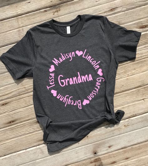 A personal favorite from my Etsy shop https://www.etsy.com/listing/599046953/grandma-and-mom-tee-mothers-day-mom-tee Funny Grandma Shirts, Grandparents Shirt, Nana Shirts, Mom Tshirt, Grandma Shirts, Vinyl Shirts, Mom Tees, Mothers Day Shirts, Diy Shirt