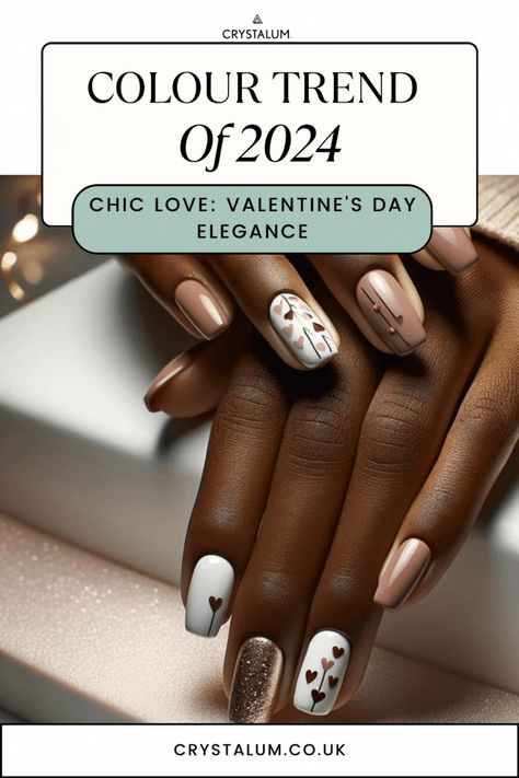 Embrace the romance of Valentine's Day with latest nail art inspiration.This minimalistic design combines sleek sophistication with subtle hints of love, featuring tiny, precisely drawn hearts and a soft color palette of pinks, whites, and delicate reds. 🔗 Tap to Explore our Nail Tool Collection 🔗 #NailTrends2024 #MinimalisticNailArt #nails #FashionableNails #acrylics #ElegantNails #valentines2024 #valentinesnails Flat Nail Art, Masquerade Party Themes, Negative Space Nail Art, Pedi Ideas, Nail Equipment, Festive Nail Art, Celebrity Nails, Different Nail Designs, Nail Designs Valentines