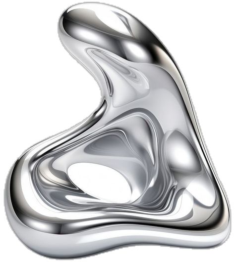 Chrome Y2k, Background Accessories, Chrome Art, 3d Chrome, Melting Metal, Liquid Silver, Liquid Metal, 3d Icons, 3d Metal