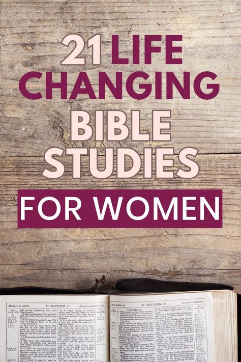 Choosing a Bible study can be overwhelming--here are 21 top-notch recommendations that will challenge your faith and help you (and your women's group) grow spiritually in fresh ways! Ladies Bible Study Ideas, Bible Plans For Women, Beginner Bible Study For Women, Womens Bible Study Ideas Activities, Bible Study Plans For Women, Bible Study Guide For Beginners, Women Bible Study, Bible Studies For Women, Bible Study Ideas