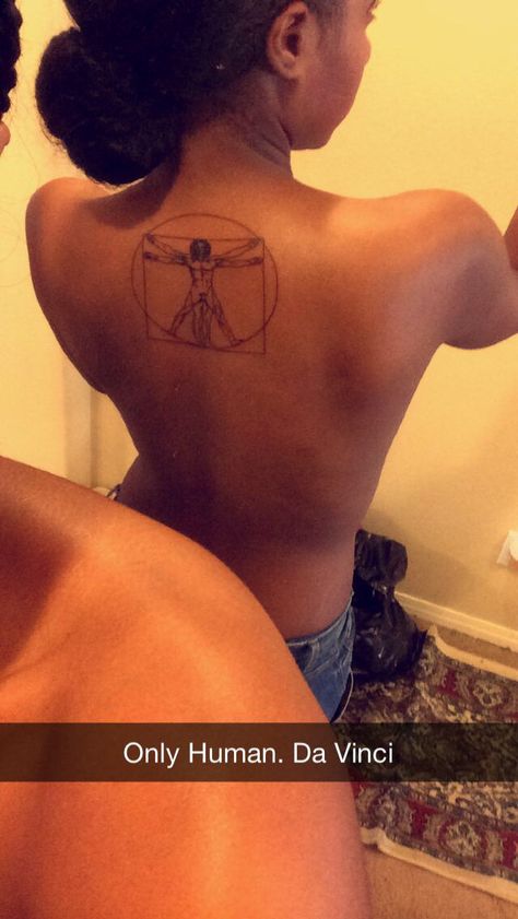 Leonardo Da Vinci's "Virtruvian Man" Tattoo Vetruvius Man Tattoo, Davinci Code Tattoo, Leonardo Davinci Tattoo, Vitruvian Man Tattoo, Davinci Tattoo, Davinci Code, Plane Tattoo, Man Tattoo, My Tattoos