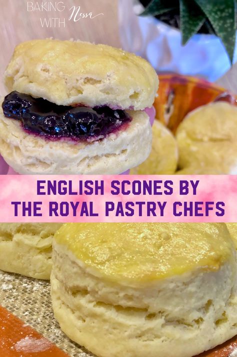 English Biscuits Recipe, English Biscuits British, Coronation Recipes, Coronation Food, Scones English, English Scones Recipe, Tea Scones Recipe, Sweet Scones, Scones And Jam