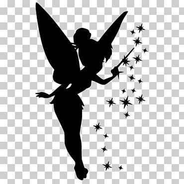 Disney Characters Silhouettes, Tinkerbell Silhouette, Tinker Bell Silhouette, Silhouette Animals, Disney Princess Png, Disney Silhouette Art, Peter Pan Art, Princess Png, Mickey Svg