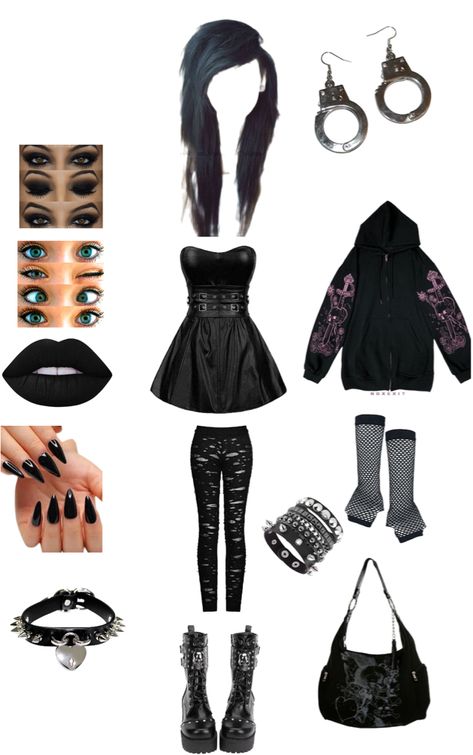 Hardcore Punk Outfits, Punk Outfit, Punk Dress, Hardcore Punk, Punk Outfits, Gothic Outfits, Dress To Impress, Porter, Cute Outfits