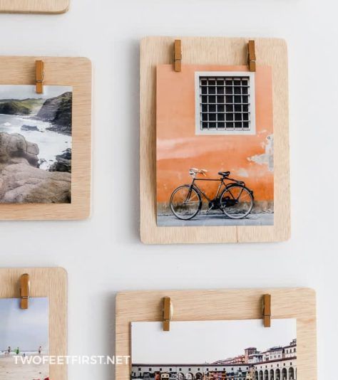 What better way to fill your time than to create a truly unique photo display. We’ve scoured our favorite inspirational websites and found ten truly special, one-of-a-kind photo display designs. From bespoke Memory Drops to up-cycled cupboards, these display concepts will get printing and posting all your favorite digital memories.  1. Clipboard Frames by TwoFeetFirst… Read More Creative Photo Display Ideas Display Film Photo, Wall Art Without Frames, 2x3 Photo Display, Ways To Display Pictures In Bedroom, Snapshot Display Ideas, Kids Room Photowall, Unique Art Display Ideas, Display Souvenirs Ideas, Hanging Cards On Wall Ideas