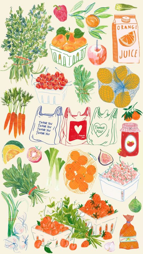 farmers market collage #farmersmarket #fruit #vegtables #collageart #iphonewallpaper #aesthetic #moodboard #collagegreen Fruit Wallpaper, Plakat Design, Aesthetic Moodboard, Spring Wallpaper, Phone Wallpaper Patterns, Cute Patterns Wallpaper, Fruit Art, Art Collage Wall, Cute Wallpaper Backgrounds