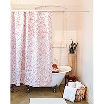 Spring Floral Design, College Dorm Room Inspiration, Pink Shower Curtain, Gray And White Bathroom, Pink Shower Curtains, Cool Shower Curtains, Boho Shower Curtain, Dorm Room Inspiration, Waffle Fabric