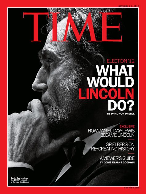 Black and white profile headshot of Daniel Day-Lewis as Lincoln Magazine Cover Template, Life Magazine Covers, Day Lewis, Time Life, Old Magazines, Time Magazine, Cover Template, Magazine Layout, Magazine Template