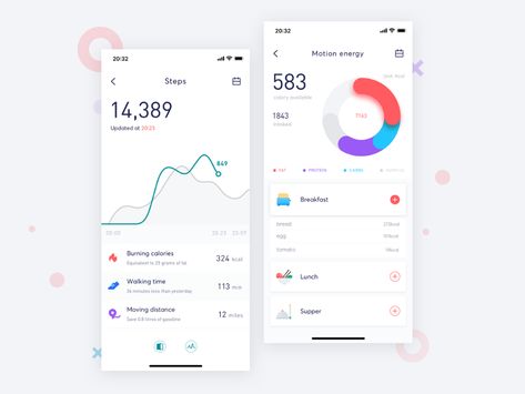 Befit 2 by ZackwD for Null on Dribbble Ui Design Mobile, Event App, Ios Ui, Mobile App Design Inspiration, Ui Patterns, App Interface Design, Finance App, Graph Design, App Design Inspiration