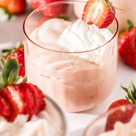 Strawberry Bavarian Cream • Red Currant Bakery Strawberry Bavarian Cream, Strawberry Bavarian, Cherry Coffee Cake, Strawberry Recipe, Strawberry Pudding, Bavarian Cream, Strawberry Mousse, Summer Baking, Strawberry Topping