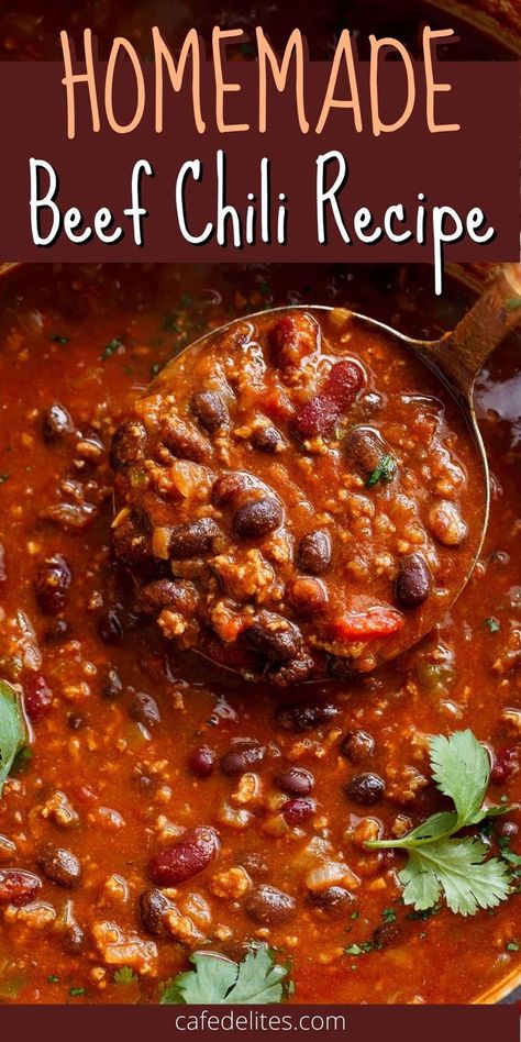 Chili Recipe Beef Broth, Classic Chili Recipe Beef, Amazing Chili Recipe Crock Pot, Ground Chili Meat Recipes, Traditional Chili Recipe Beef, Easy Beef Chili Recipe Stovetop, Chili Ground Beef Recipes, Best Beef Chilli Recipes, How To Make The Best Chili