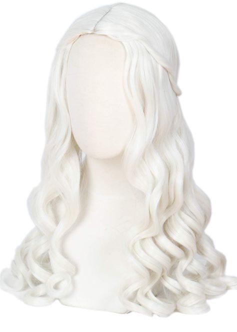 PRICES MAY VARY. Package: 1 wigs+1 free wig cap Head Circumference:54-61cm Material:high quality synthetic high temp fiber Color:As picture.The color may vary due to inherent manufacturing varations or your computer monitor color settings Perfect for Halloween, concerts, theme parties, weddings, dating, and any other occasion White Queen Costume, Tiffany Costume, White Rabbit Costumes, Wavy Pixie Cut, Alice Costume, Long Wavy Wig, Kids Wigs, Steampunk Dress, Green Wig