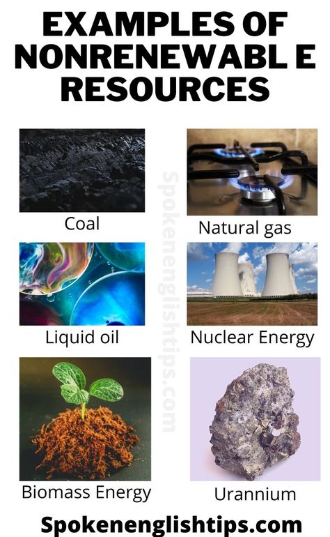 What are non-renewable resources? Why it is important to know everyone, let’s know about the amazing fact about nonrenewable resources with examples. Hello readers,  Do you want to know about ... Read moreNonrenewable Resources With Examples | Spoken English Tips The post Nonrenewable Resources With Examples | Spoken English Tips appeared first on Spoken English Tips. Non Renewable Resources, Science Revision, Biomass Energy, Renewable Energy Resources, Environmentally Friendly Living, Nonrenewable Resources, Basic Grammar, Liquid Oil, Renewable Sources