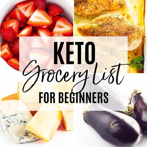 Keto Grocery List For Beginners, Keto Shopping List For Beginners, Low Carb Vegetables List, Keto Diet Grocery List, Low Carb Grocery, Keto Fruit, Keto Shopping List, Keto Grocery List, List Of Vegetables