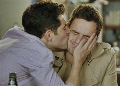 schmitt & nick Nick And Schmidt Friendship, Schmidt And Nick, Nick And Schmidt, Husband Vibes, Ellie Core, Nick Miller Quotes, Character Help, Nick And Jess, Jake Johnson