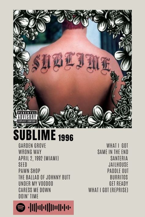 Sublime Album Art, Santeria Sublime, Sublime Poster, Sublime Album, Lou Dog, Sublime Band, College Wall Art, Album Cover Wallpaper Collage, Music Poster Design