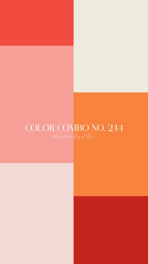 Dusty Red Color Palette, Red Pink And Orange Color Palette, Peach Cream Color Palette, Coconut Color Palette, Cherry Color Palette, Evolution Project, Peach Colour Combinations, Color Thesaurus, Insta Design